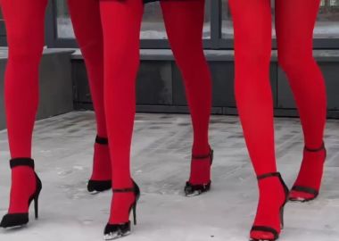 ΚΟΚΚΙΝΟ ΚΑΛΣΟΝ - SHIRLEY - sense-shop - 