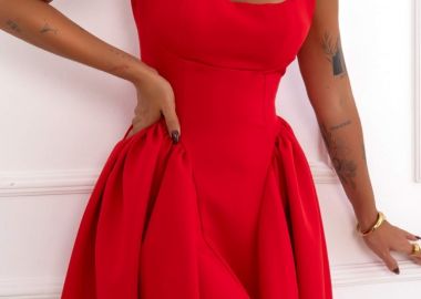 ΚΟΚΚΙΝΟ ΜΙΝΙ ΦΟΡΕΜΑ - MAYA - sense-shop - 