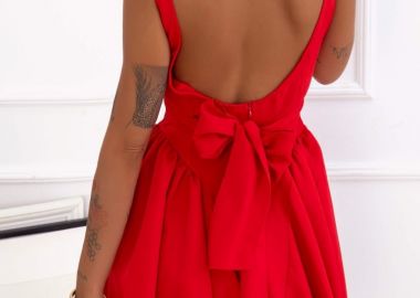 ΚΟΚΚΙΝΟ ΜΙΝΙ ΦΟΡΕΜΑ - MAYA - fashionroom - 