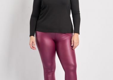 Κολάν δερματίνης σε wet look -  - 