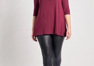 Κολάν δερματίνης σε wet look -  - 