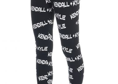 Κολάν Kendal + Kylie Goth Print High Rise KKW3711706-Black Γυναικείο - Kendal + Kylie - 