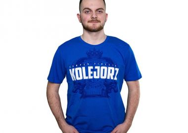 Kolejorz Semper Fidelis Tshirt Blue L - KKS Lech - 