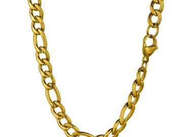 Κολιέ Αλυσίδα Από Ανοξείδωτο Ατσάλι Επιχρυσωμένο TA17122 40cm - AMOR AMOR - 