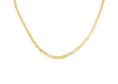 Κολιέ αλυσίδα από ανοξείδωτο ατσάλι σε χρυσή απόχρωση -  - 