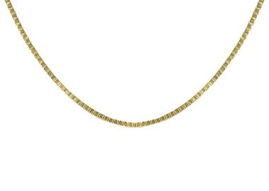 Κολιέ αλυσίδα από ανοξείδωτο ατσάλι σε χρυσή απόχρωση -  - 