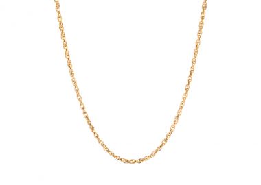 Κολιέ αλυσίδα από ανοξείδωτο ατσάλι σε χρυσή απόχρωση -  - 