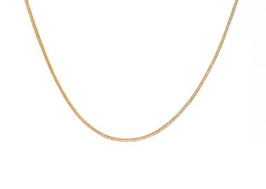 Κολιέ αλυσίδα από ανοξείδωτο ατσάλι σε χρυσή απόχρωση -  - 