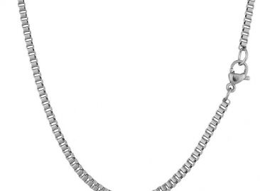 Κολιέ Αλυσίδα Από Ανοξείδωτο Ατσάλι TA17196 50cm - AMOR AMOR - 