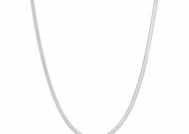 Κολιέ Αλυσίδα Φίδι 2mm Από Ανοξείδωτο Ατσάλι MI15222 - AMOR AMOR - 