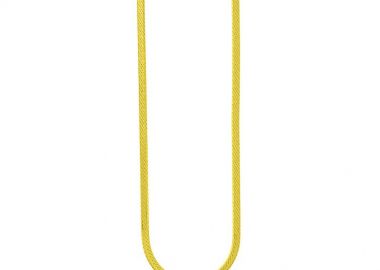 Κολιέ Αλυσίδα Φίδι Από Ασήμι 925 Επιχρυσωμένο PS12166 - AMOR AMOR - 