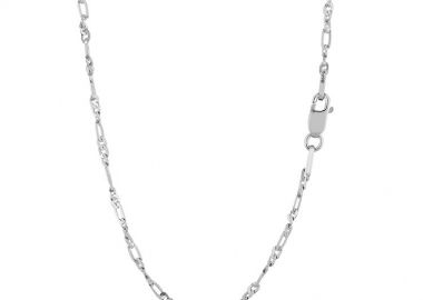 Κολιέ Αλυσίδα Figaro Από Ασήμι 925 TA18981 40cm - AMOR AMOR - 