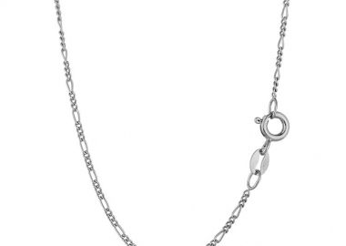 Κολιέ Αλυσίδα Figaro Από Ασήμι 925 TA18983 40cm - AMOR AMOR - 