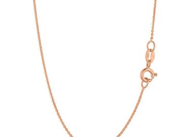 Κολιέ Αλυσίδα Forcetina Από Ασήμι 925 Ροζ Επιχρυσωμένο TA18956 45cm - AMOR AMOR - 