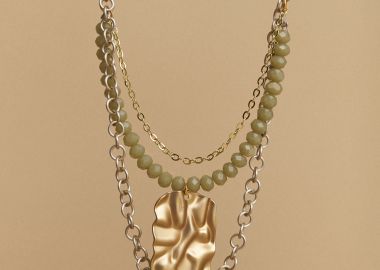 Κολιέ αλυσίδα με πολλαπλά στοιχεία - 5206634977441 -  - 