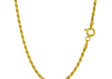 Κολιέ Αλυσίδα Rope Από Ασήμι 925 Επιχρυσωμένο TA18974 50cm - AMOR AMOR - 