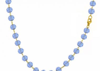 Κολιέ Αλυσίδα Ροζάριο Από Ανοξείδωτο Ατσάλι Επιχρυσωμένο 24Κ TA15235 55cm - AMOR AMOR - 