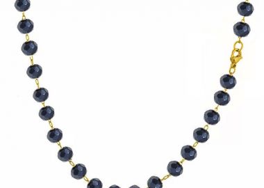 Κολιέ Αλυσίδα Ροζάριο Από Ανοξείδωτο Ατσάλι Επιχρυσωμένο 24Κ TA15239 45cm - AMOR AMOR - 