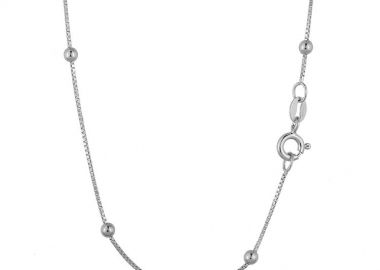 Κολιέ Αλυσίδα Veneziana Ball Από Ασήμι 925 TA18963 50cm - AMOR AMOR - 