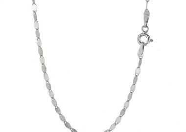 Κολιέ Αλυσίδα Waves Από Ασήμι 925 TA18957 45cm - AMOR AMOR - 