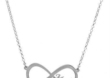 Κολιέ άπειρο μαμά από ασήμι -  - 