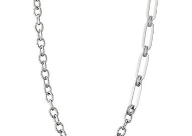 Κολιέ Από Ανοξείδωτο Ατσάλι AS14211 - AMOR AMOR - 