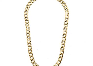 Κολιέ Από Ανοξείδωτο Ατσάλι Επιχρυσωμένο 24Κ AA15821 - AMOR AMOR - 