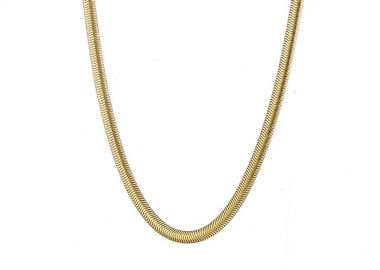 Κολιέ Από Ανοξείδωτο Ατσάλι Επιχρυσωμένο AS14231 - AMOR AMOR - 