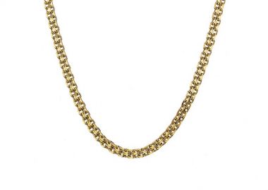 Κολιέ Από Ανοξείδωτο Ατσάλι Επιχρυσωμένο AS14233 - AMOR AMOR - 