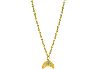 Κολιέ Από Ανοξείδωτο Ατσάλι Και Ορείχαλκο Επιχρυσωμένο 24Κ AA15784 - AMOR AMOR - 