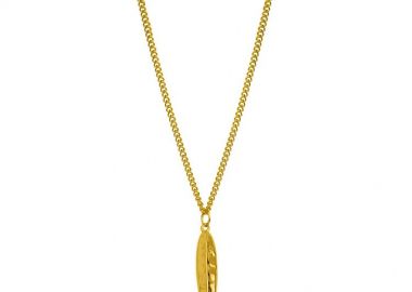 Κολιέ Από Ανοξείδωτο Ατσάλι Και Ορείχαλκο Επιχρυσωμένο 24Κ AA17634 - AMOR AMOR - 