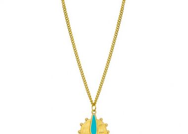 Κολιέ Από Ανοξείδωτο Ατσάλι Και Ορείχαλκο Επιχρυσωμένο 24Κ AA17657 - AMOR AMOR - 