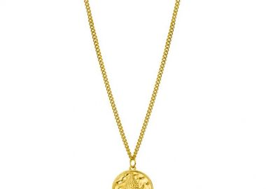 Κολιέ Από Ανοξείδωτο Ατσάλι Και Ορείχαλκο Επιχρυσωμένο 24Κ Με Κοχύλι AA17730 - AMOR AMOR - 