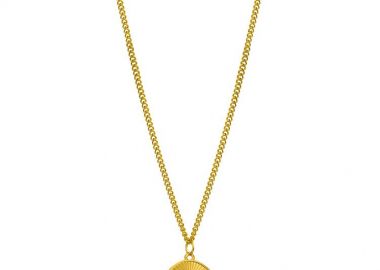 Κολιέ Από Ανοξείδωτο Ατσάλι Και Ορείχαλκο Επιχρυσωμένο 24Κ Με Ματάκι AA17690 - AMOR AMOR - 