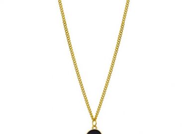 Κολιέ Από Ανοξείδωτο Ατσάλι Και Ορείχαλκο Επιχρυσωμένο 24Κ Με Ματάκι AA17721 - AMOR AMOR - 