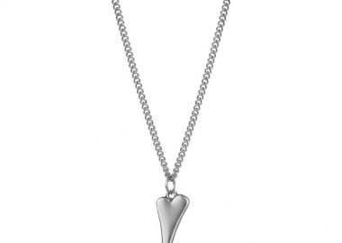 Κολιέ Από Ανοξείδωτο Ατσάλι Και Ορείχαλκο Με Καρδιά AA15602 - AMOR AMOR - 