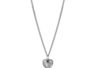 Κολιέ Από Ανοξείδωτο Ατσάλι Και Ορείχαλκο Με Καρδιά AA15789 - AMOR AMOR - 