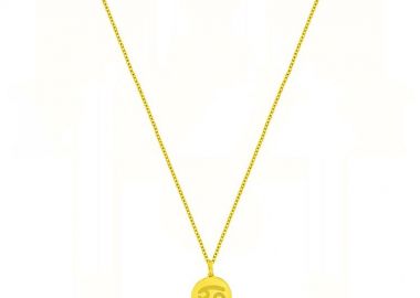 Κολιέ Από Ασήμι 925 Επιχρυσωμένο 24Κ Με Το Ζώδιο Του Καρκίνου DM11502 - AMOR AMOR - 