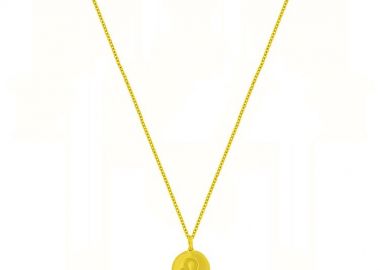 Κολιέ Από Ασήμι 925 Επιχρυσωμένο 24Κ Με Το Ζώδιο Του Λέοντα DM11505 - AMOR AMOR - 