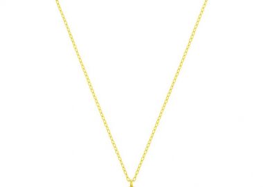 Κολιέ Από Ασήμι 925 Επιχρυσωμένο Με Ματάκι PS12150 - AMOR AMOR - 