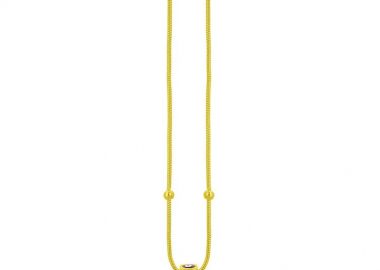 Κολιέ Από Ασήμι 925 Επιχρυσωμένο Με Ματάκι Ζάρι PS12114 - AMOR AMOR - 