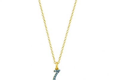 Κολιέ Από Ασήμι 925 Επιχρυσωμένο Με Μονόγραμμα ζ SU16505 - AMOR AMOR - 