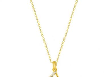 Κολιέ Από Ασήμι 925 Επιχρυσωμένο Με Νότα EX10863 - AMOR AMOR - 