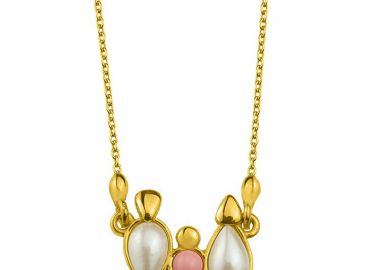 Κολιέ Από Ασήμι 925 Επιχρυσωμένο Με Οικογένεια, Μητέρα, Πατέρα Και Κόρη EX11010 - AMOR AMOR - 