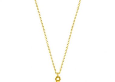 Κολιέ Από Ασήμι 925 Επιχρυσωμένο Με Σταυρό EX17034 - AMOR AMOR - 