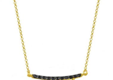 Κολιέ Από Ασήμι 925 Επιχρυσωμένο Με Σταυρό EX18569 - AMOR AMOR - 