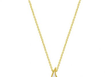 Κολιέ Από Ασήμι 925 Επιχρυσωμένο Με Σταυρό Και Ματάκι EX16960 - AMOR AMOR - 