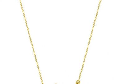 Κολιέ Από Ασήμι 925 Επιχρυσωμένο Με Σταυρό Και Ματάκι EX18560 - AMOR AMOR - 