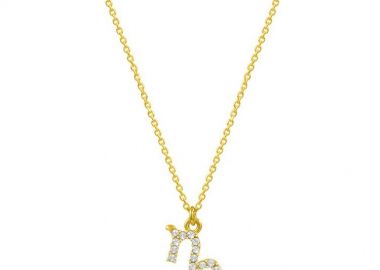 Κολιέ Από Ασήμι 925 Επιχρυσωμένο Με Το Ζώδιο Του Αιγόκερου EX16537 - AMOR AMOR - 