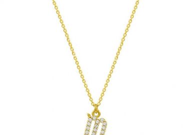 Κολιέ Από Ασήμι 925 Επιχρυσωμένο Με Το Ζώδιο Του Σκορπιού EX16531 - AMOR AMOR - 